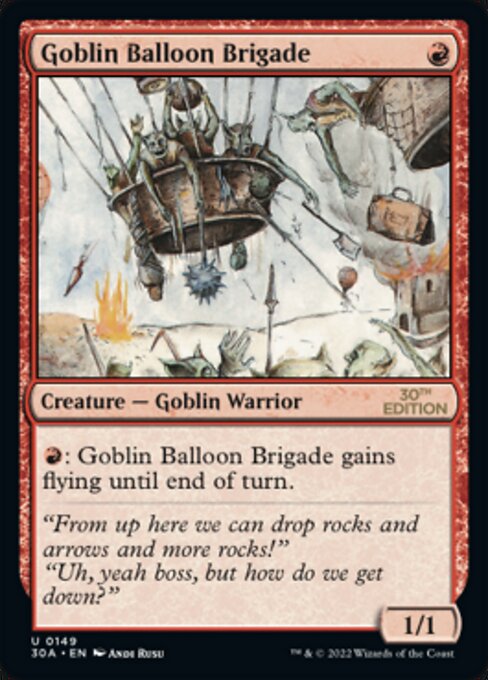 Goblin Balloon Brigade card art