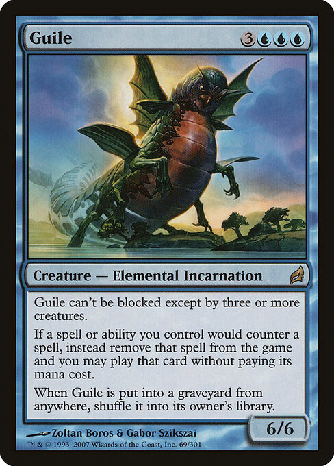 Guile card art