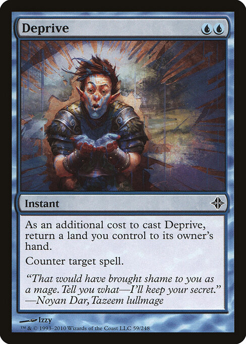 Deprive card art