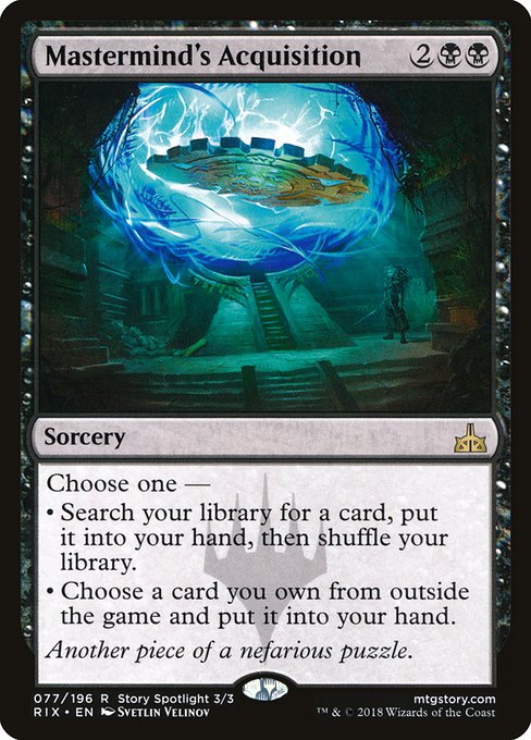 Mastermind's Acquisition card art