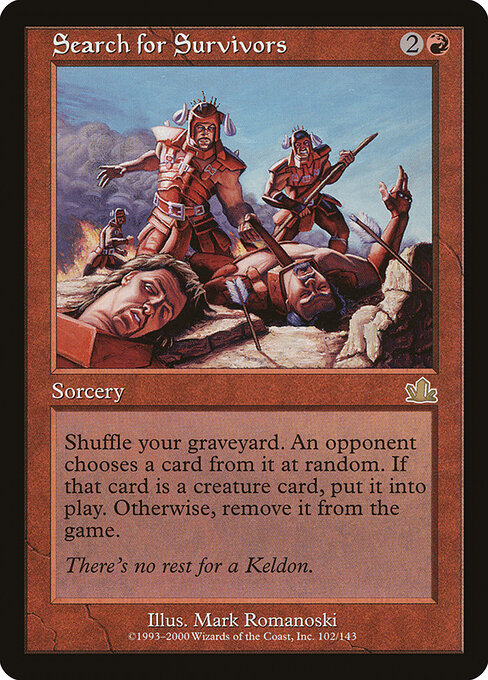 Search for Survivors card art
