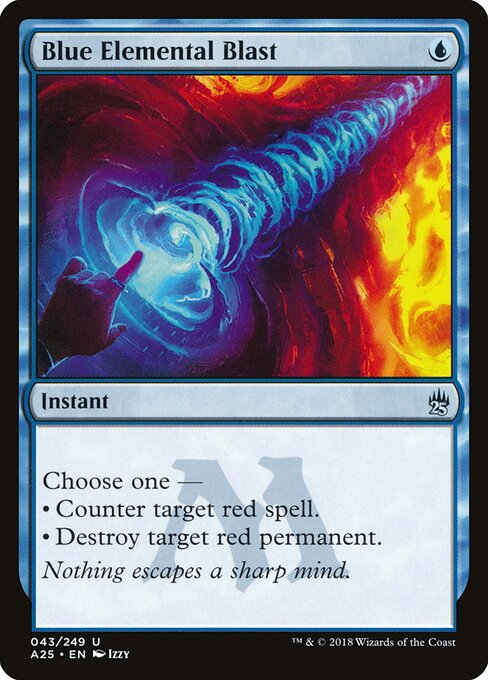 Blue Elemental Blast card art