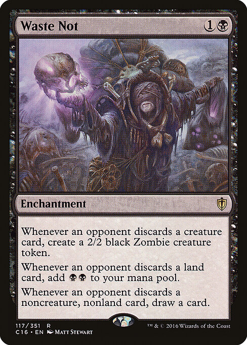 Waste Not card art