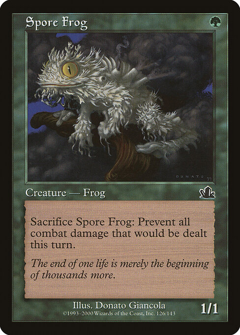 Spore Frog card art