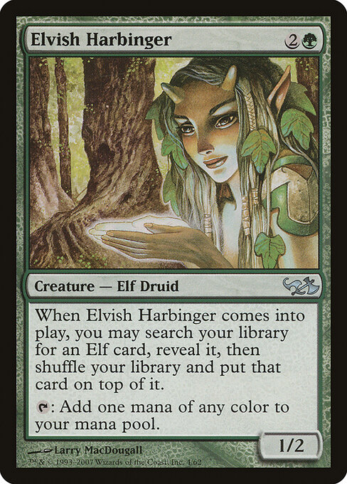 Elvish Harbinger card art