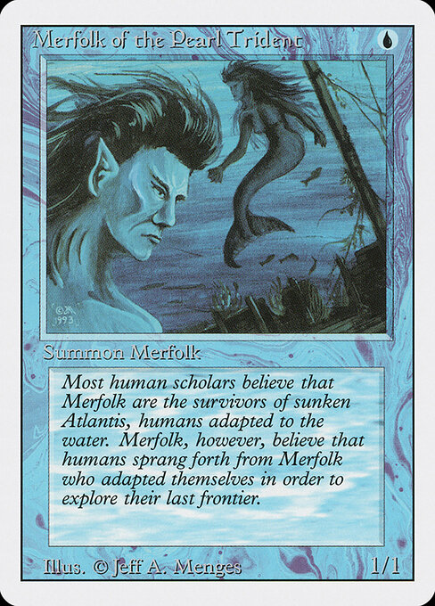 Merfolk of the Pearl Trident card art