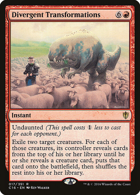 Divergent Transformations card art