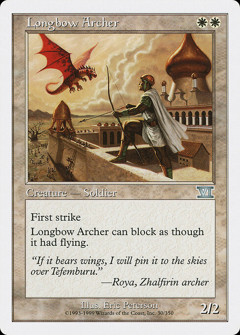 Longbow Archer card art