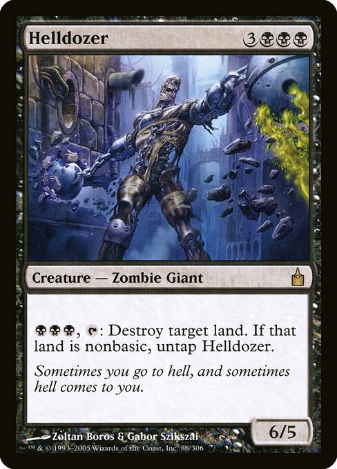 Helldozer card art