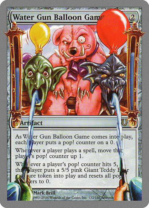 Water Gun Balloon Game card art
