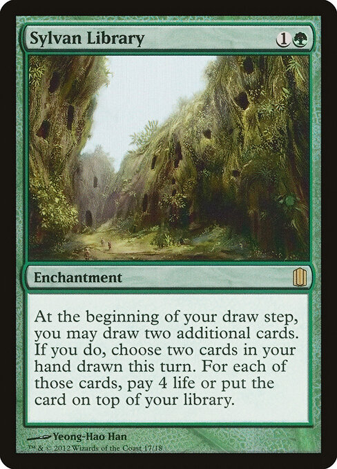 Sylvan Library card art