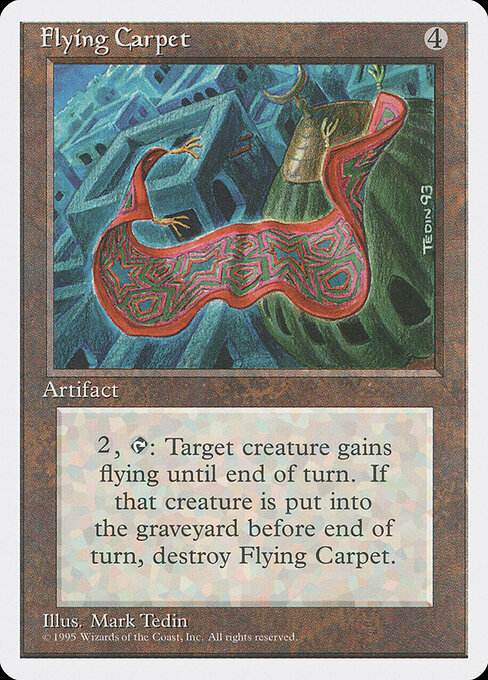 Flying Carpet card art