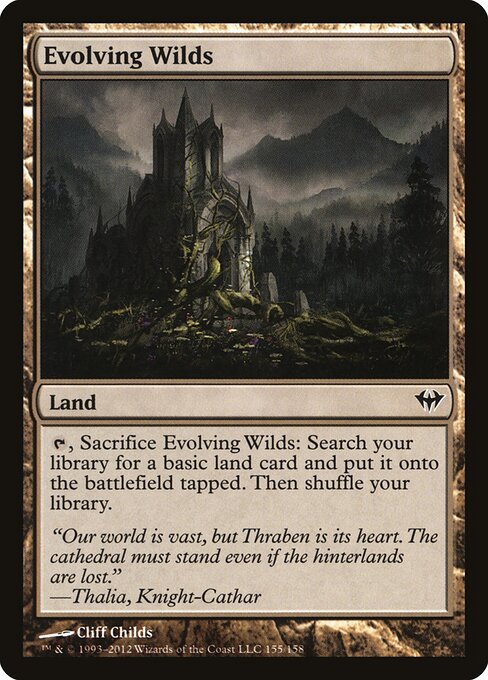 Evolving Wilds card art