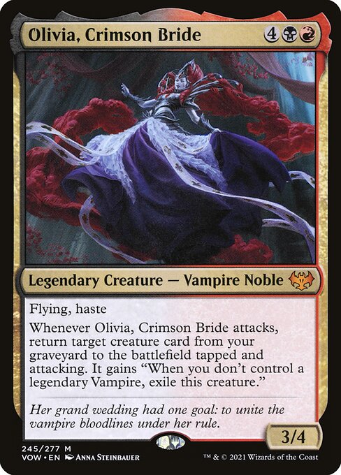 Olivia, Crimson Bride card art