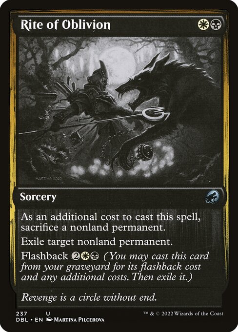 Rite of Oblivion card art