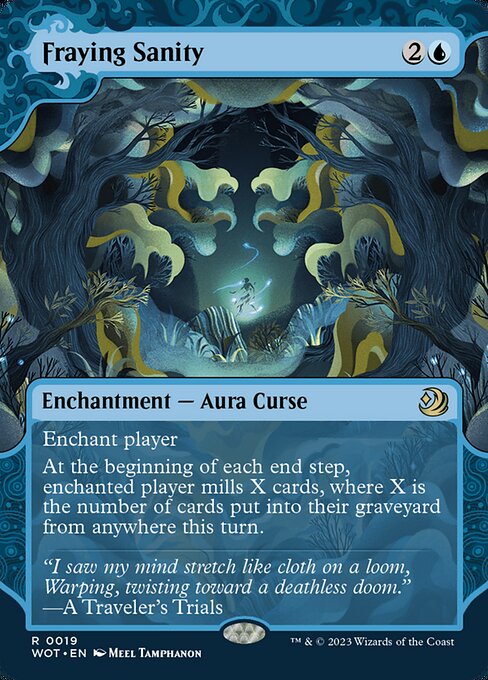 Fraying Sanity card art