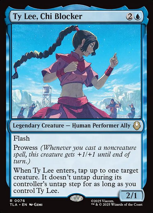 Ty Lee, Chi Blocker card art