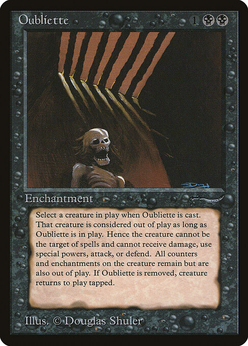 Oubliette card art