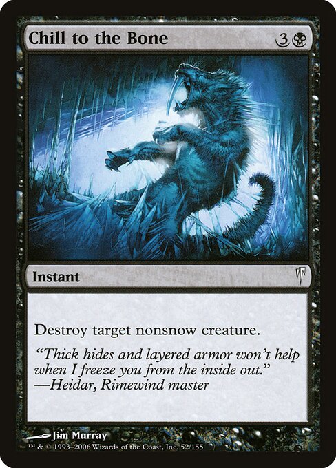 Chill to the Bone card art