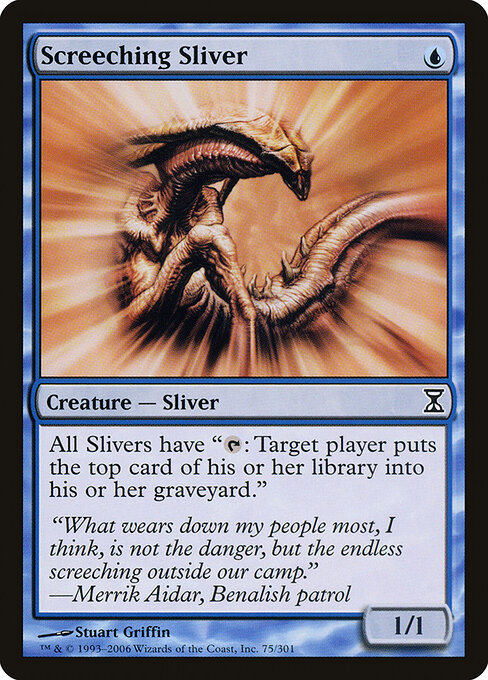 Screeching Sliver card art