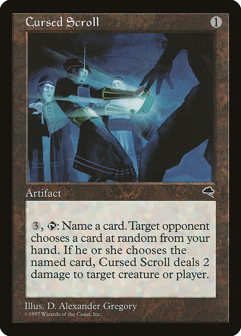 Cursed Scroll card art