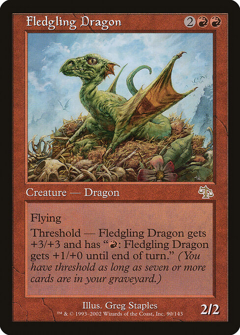 Fledgling Dragon card art