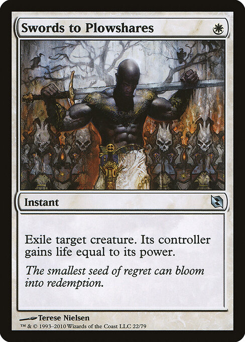 Swords to Plowshares card art