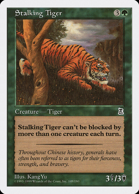 Stalking Tiger card art