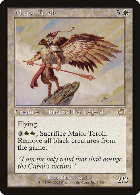 Major Teroh card art