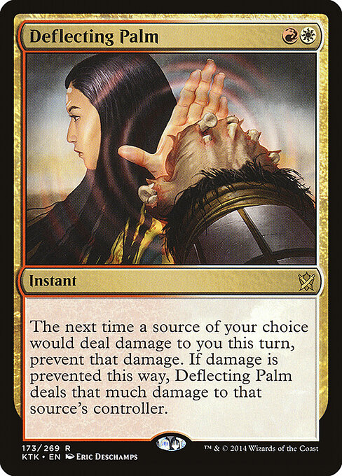 Deflecting Palm card art