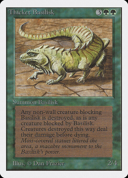 Thicket Basilisk card art