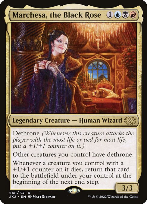 Marchesa, the Black Rose card art