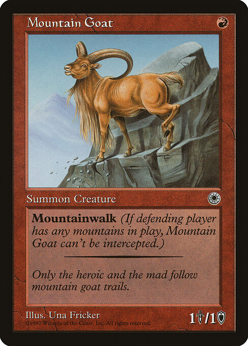 Mountain Goat card art