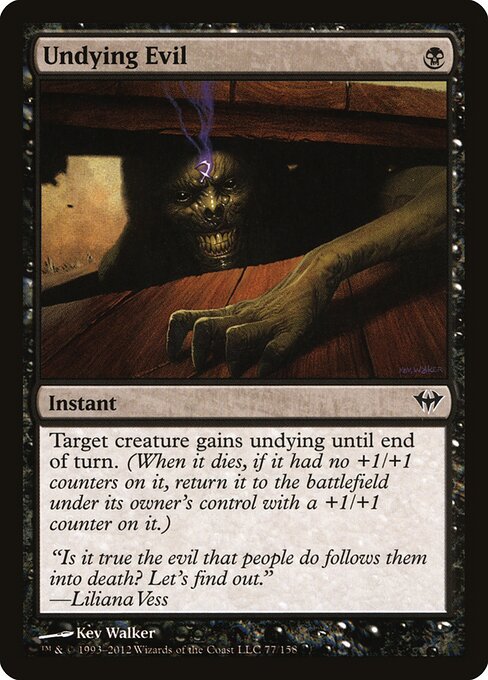 Undying Evil card art