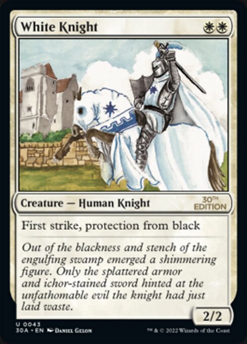White Knight card art