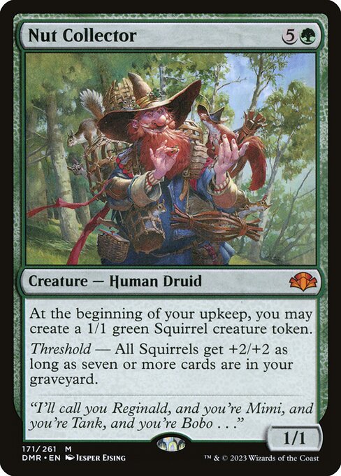 Nut Collector card art