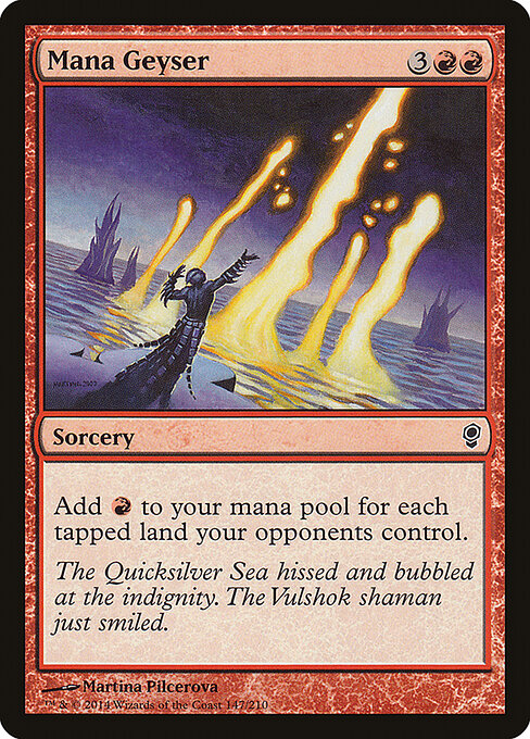 Mana Geyser card art