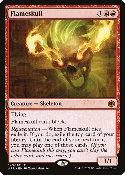 Flameskull card art