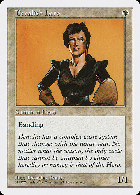 Benalish Hero card art