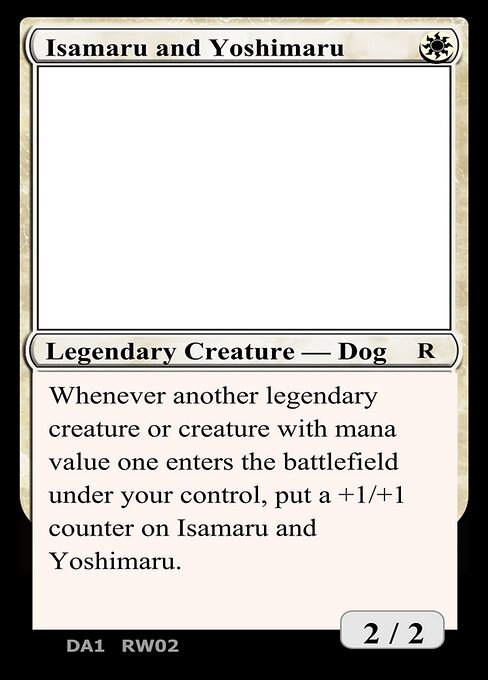 Isamaru and Yoshimaru card art