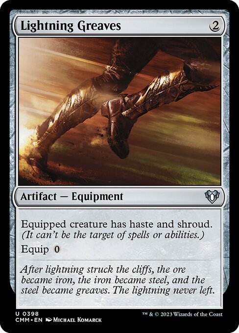 Lightning Greaves card art