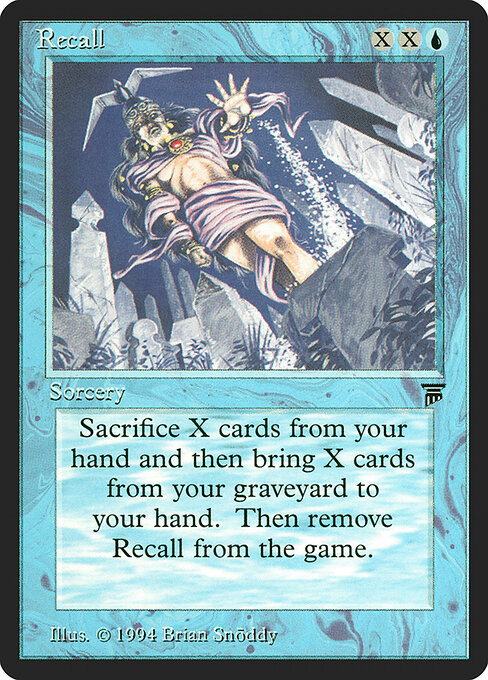Recall card art