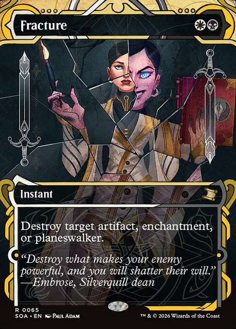 Fracture card art