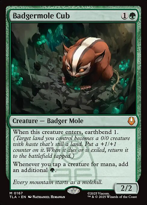 Badgermole Cub card art