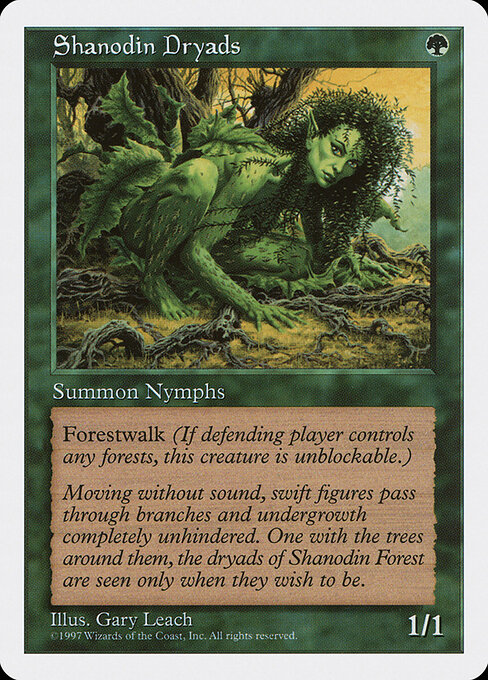 Shanodin Dryads card art