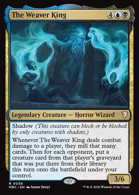 The Weaver King card art