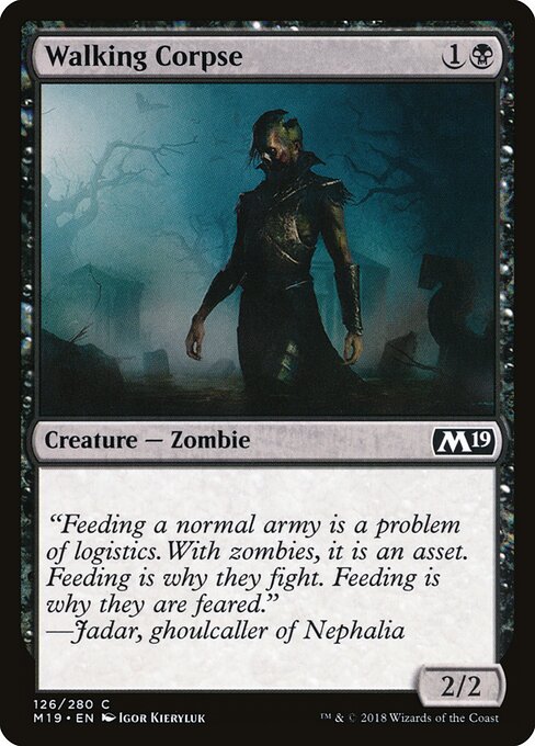 Walking Corpse card art