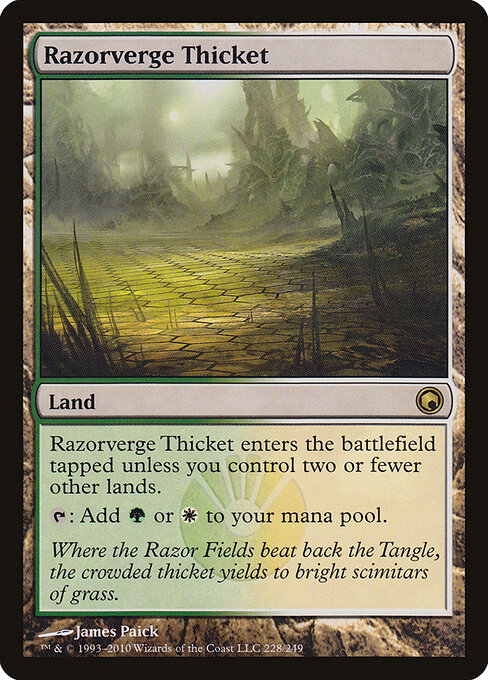 Razorverge Thicket card art