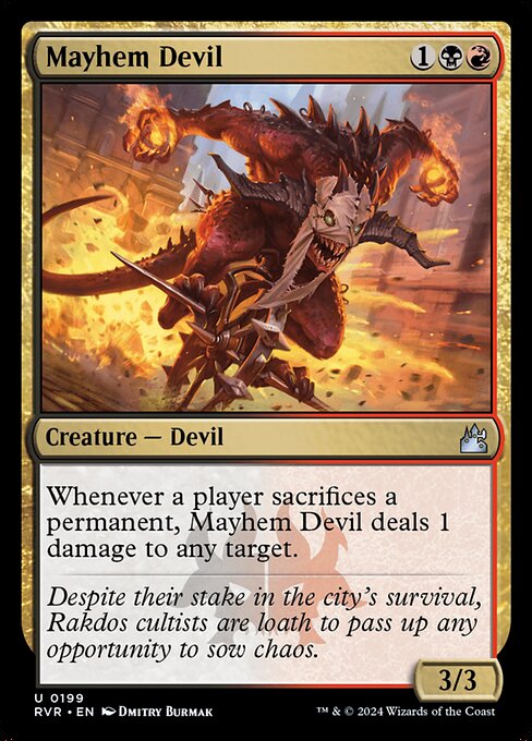 Mayhem Devil card art