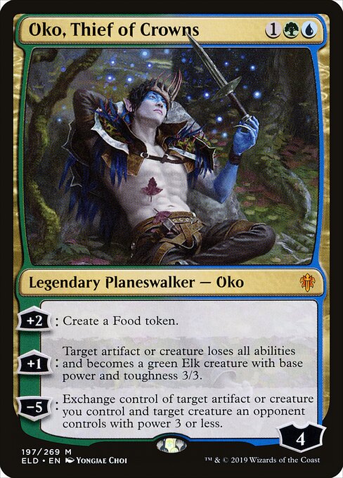 Oko, Thief of Crowns card art
